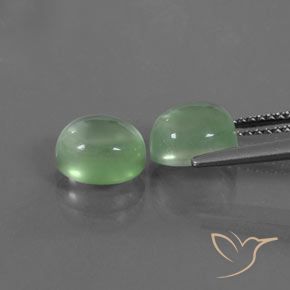 4.62 ct natürliche gelb-grün Prehnit-Edelsteine, Oval, Transparent