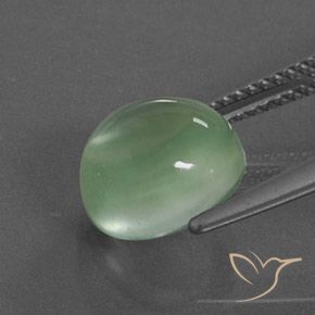 9,17 ctw natürlicher limettengrün Prehnit, Oval, Transparent