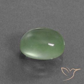 9,17 ctw natürlicher hellgrün Prehnit, Oval, Transparent