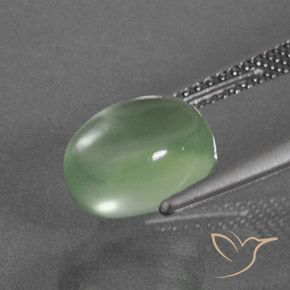 9,17 ctw natürlicher hellgrün Prehnit, Oval, Transparent