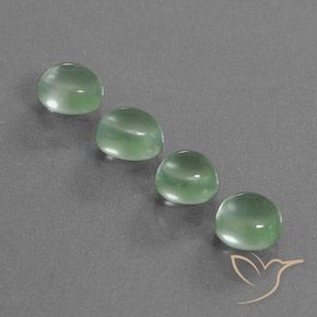 8.41ctw Natürlicher hellgrün Prehnit, Oval, Transparent