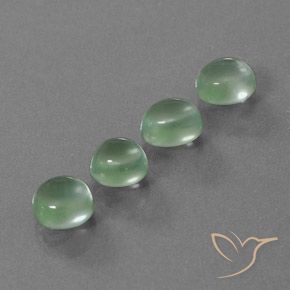 8.41 ct natürliche hellgrün Prehnit-Edelsteine, Oval, Transparent