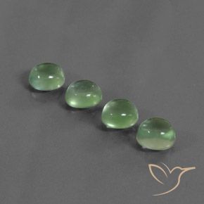 5.49ctw Natürlicher Birnengrün Prehnit, Oval, Transparent