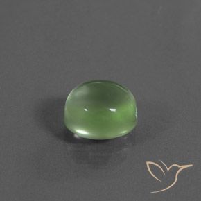 9,17 ctw natürlicher gelblich-grün Prehnit, Oval, Transparent