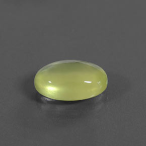 4,46 ctw natürlicher grüner Prehnit, Transparent, Transparent / Lichtdurchlässig