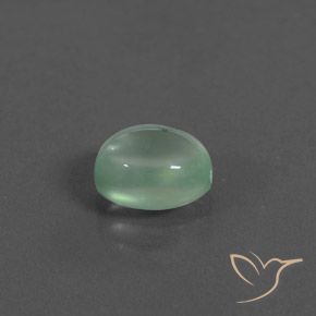 9,17 ctw natürlicher mintgrün Prehnit, Oval, Transparent