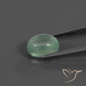 9,17 ctw natürlicher mintgrün Prehnit, Oval, Transparent