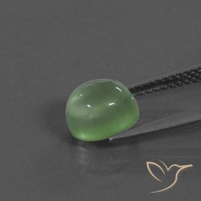 9,17 ctw natürlicher gelblich-grün Prehnit, Oval, Transparent / Lichtdurchlässig
