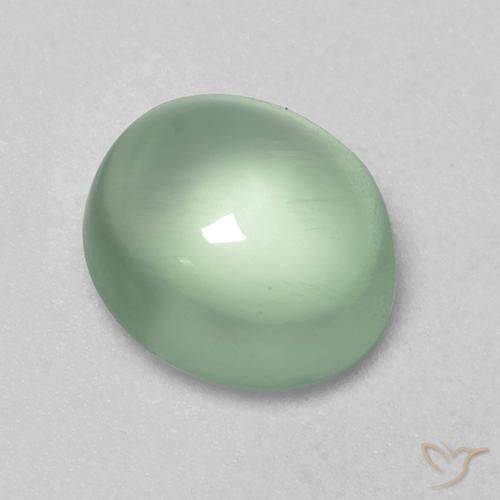2.00ct Natürlicher hellgrün Prehnit, Oval, Transparent