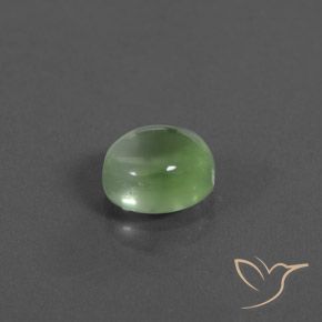 9,17 ctw natürlicher gelblich-grün Prehnit, Oval, Transparent
