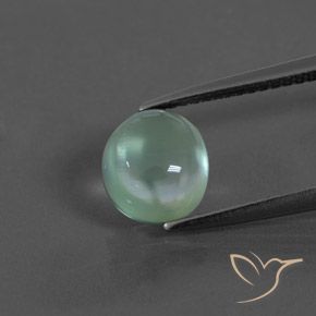 2.30ct Natürlicher mintgrün Prehnit, Oval, Transparent