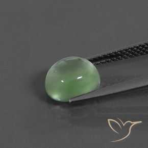 9,17 ctw natürlicher hellgrün Prehnit, Oval, Transparent