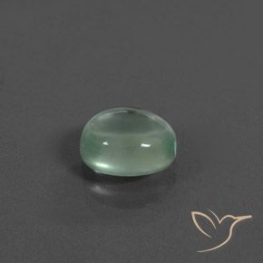 9,17 ctw natürlicher Helles Mintgrün Prehnit, Oval, Transparent