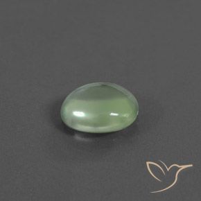 9,17 ctw natürlicher gelblich-grün Prehnit, Oval, Transparent