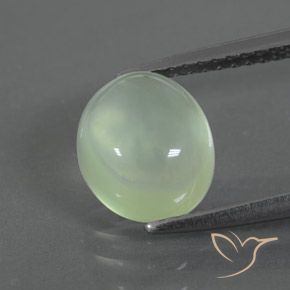 2.63ct Natürlicher gelb-grün Prehnit, Oval, Transparent / Lichtdurchlässig