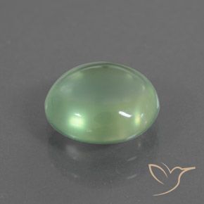 9,17 ctw natürlicher hellgrün Prehnit, Oval, Transparent
