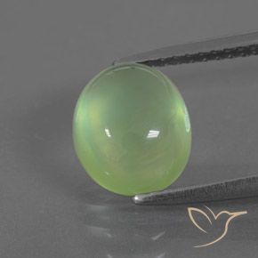 2.72ct Natürlicher Birnengrün Prehnit, Oval, Transparent / Lichtdurchlässig