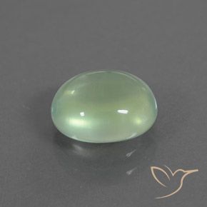 9,17 ctw natürlicher Hellgelb Grün Prehnit, Oval, Transparent