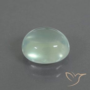 9,17 ctw natürlicher Sehr helles Salbeigrün Prehnit, Oval, Transparent