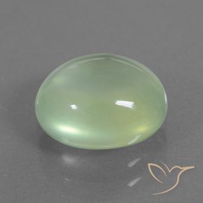 9,17 ctw natürlicher gelb-grün Prehnit, Oval, Transparent / Lichtdurchlässig