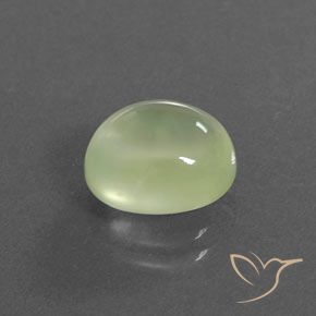 9,17 ctw natürlicher limettengrün Prehnit, Oval, Transparent / Lichtdurchlässig