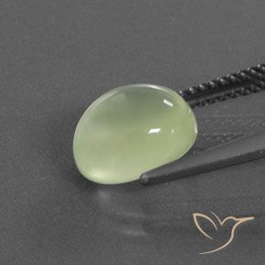 9,17 ctw natürlicher limettengrün Prehnit, Oval, Transparent / Lichtdurchlässig
