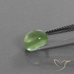 9,17 ctw natürlicher gelblich-grün Prehnit, Oval, Transparent / Lichtdurchlässig
