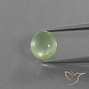 1.96ct Natürlicher Mittelgrün Prehnit, Oval, Transparent / Lichtdurchlässig