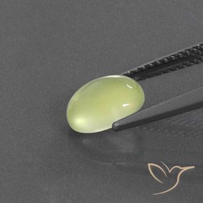 9,17 ctw natürlicher Helles Zitronengelb Prehnit, Oval, Transparent / Lichtdurchlässig