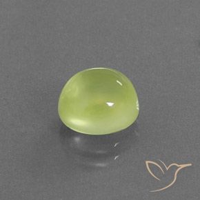 9,17 ctw natürlicher hellgelb Prehnit, Oval, Transparent / Lichtdurchlässig