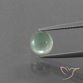 1.73ct Natürlicher mintgrün Prehnit, Runden, Transparent