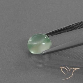 9,17 ctw natürlicher mintgrün Prehnit, Runden, Transparent