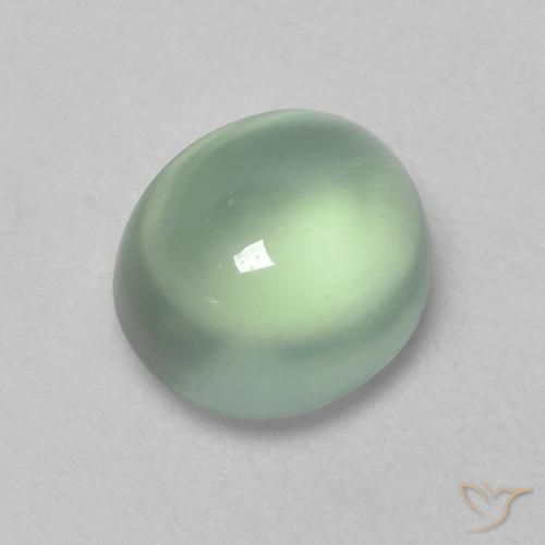 1.75ct Natürlicher hellgrün Prehnit, Oval, Transparent