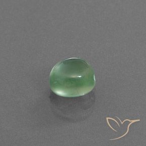9,17 ctw natürlicher Helle Minze Prehnit, Oval, Transparent