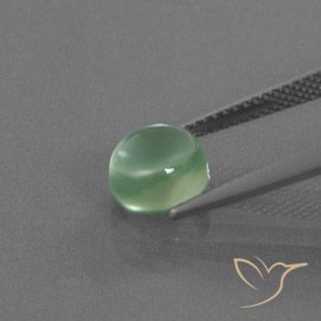 9,17 ctw natürlicher Helle Minze Prehnit, Oval, Transparent