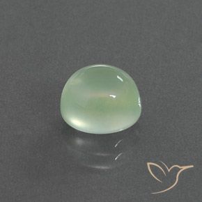 9,17 ctw natürlicher Hellgelb Grün Prehnit, Oval, Transparent / Lichtdurchlässig