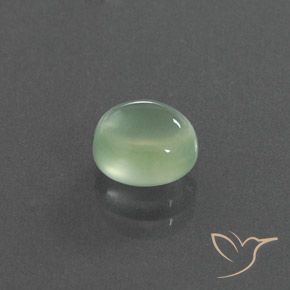 9,17 ctw natürlicher Helles Birnengrün Prehnit, Oval, Transparent / Lichtdurchlässig