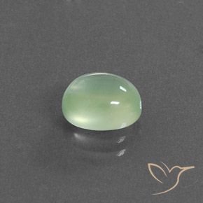 9,17 ctw natürlicher Blasses Gelbgrün Prehnit, Oval, Transparent / Lichtdurchlässig