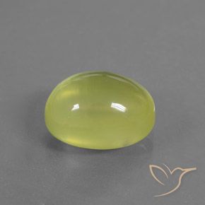 9,17 ctw natürlicher hellgelb Prehnit, Oval, Transparent / Lichtdurchlässig