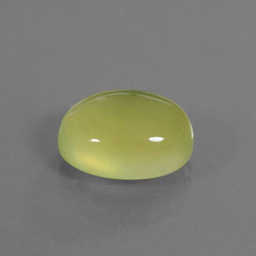 4,26 ctw natürlicher grüner Prehnit, Transparent, Transparent / Lichtdurchlässig