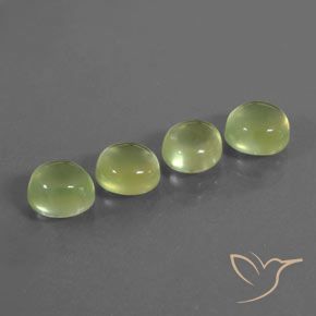 6.69ctw Natürlicher Helles Zitronengelb Prehnit, Oval, Transparent