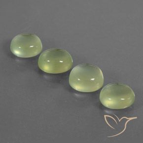 8.04ctw Natürlicher gelb-grün Prehnit, Oval, Transparent
