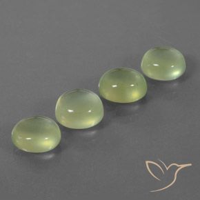 8.04 ct natürliche gelb-grün Prehnit-Edelsteine, Oval, Transparent