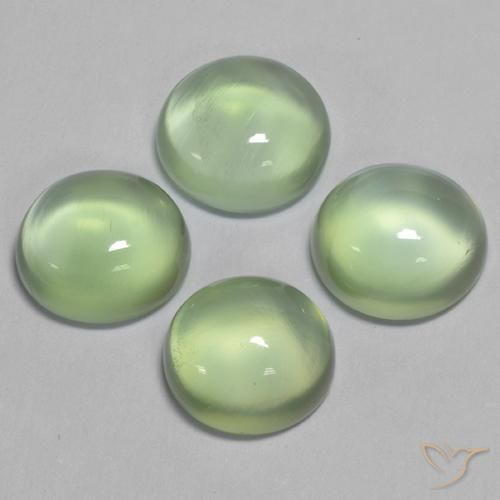 7.53 ct natürliche gelb-grün Prehnit-Edelsteine, Oval, Transparent