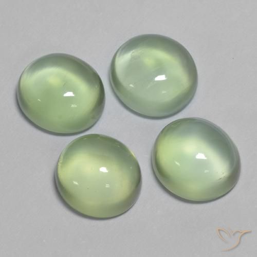 7.53 ct natürliche gelb-grün Prehnit-Edelsteine, Oval, Transparent