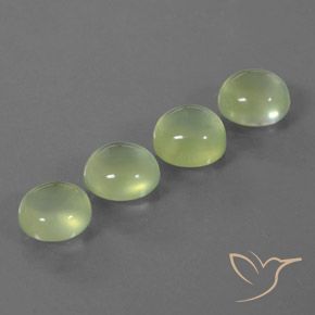9.12 ct natürliche Mittelgrün Prehnit-Edelsteine, Oval, Transparent
