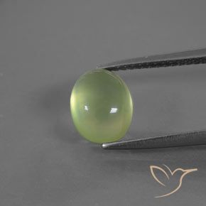 2.62ct Natürlicher gelb-grün Prehnit, Oval, Transparent