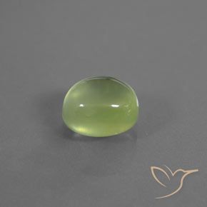 9,17 ctw natürlicher gelb-grün Prehnit, Oval, Transparent