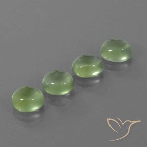 8.53 ct natürliche gelb-grün Prehnit-Edelsteine, Oval, Transparent