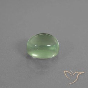 9,17 ctw natürlicher gelblich-grün Prehnit, Oval, Transparent